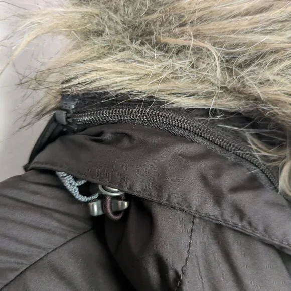 Lands End women's brown down coat - Picture 2 of 11